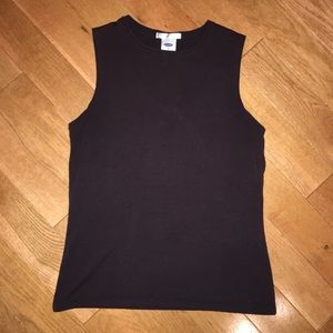 OLD NAVY Dark Brown Neckline Tank